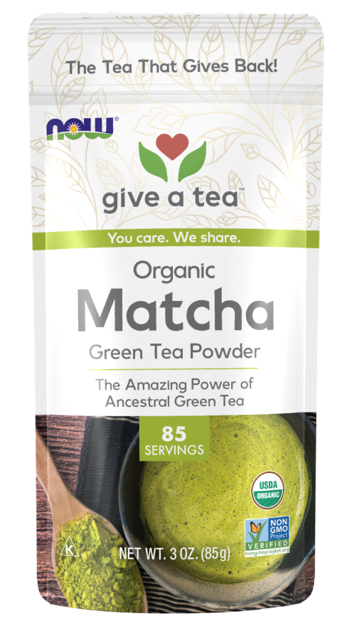 Japanese Organic Matcha Green Tea Powder, 3 oz (85 g), by NOW