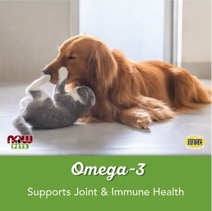 Omega-3 Support for Dogs/Cats, Great Fish, 180 Softgels, 8.9 oz (252 g), by NOW Pets