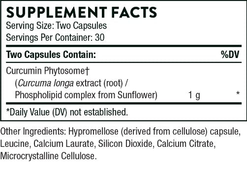 Curcumin Phytosome, 1000 mg, 60 Capsules, by Thorne