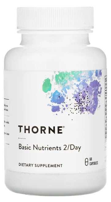 Basic Nutrients 2/Day Multivitamin 60 Capsules, by Thorne