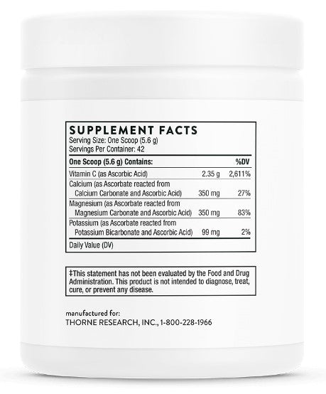 Buffered C Powder, 8.32 oz (236 g), by Thorne