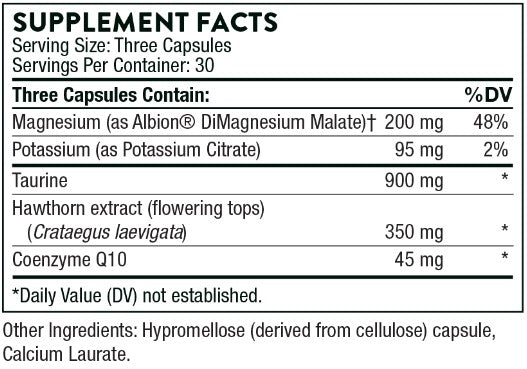 Heart Health Complex with CoQ10 and Hawthorn 90 Capsules, by Thorne