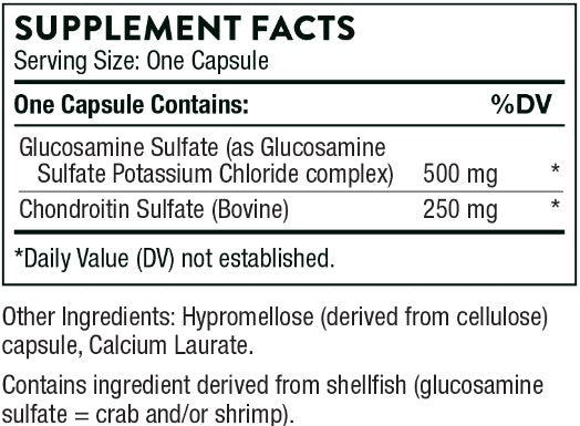 Glucosamine & Chondroitin, 90 Capsules, by Thorne