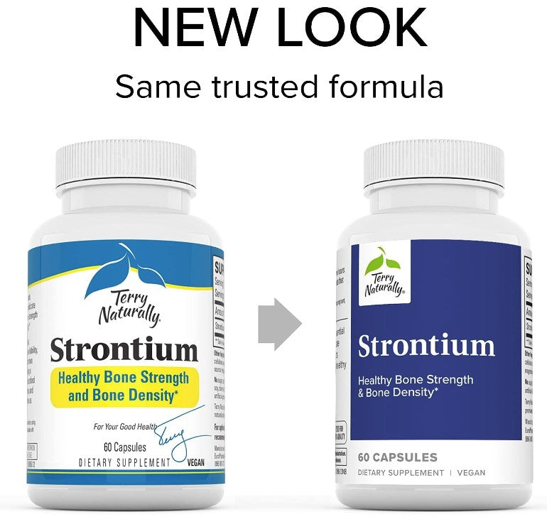 Terry Naturally Strontium 60 Capsules