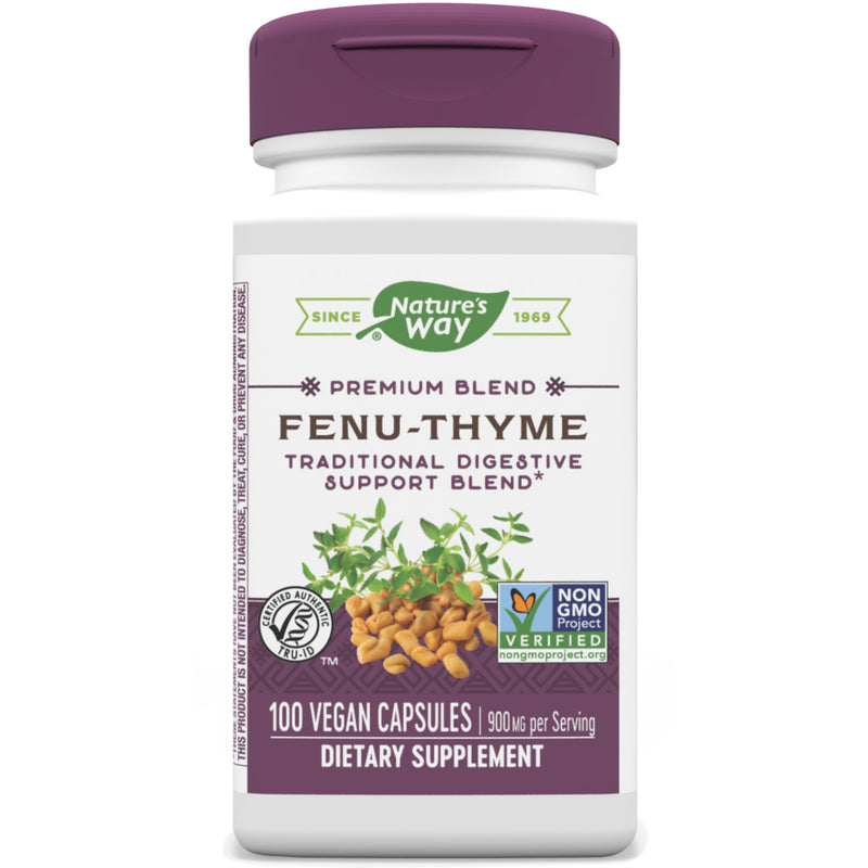 Fenu-Thyme 450 mg 100 Vegetarian Capsules by Nature&