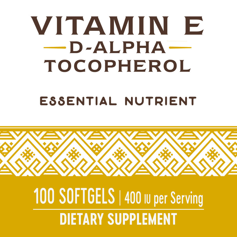 Vitamin E 400 IU 100 Softgels by Nature&