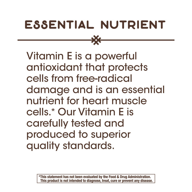 Vitamin E 400 IU 100 Softgels by Nature&