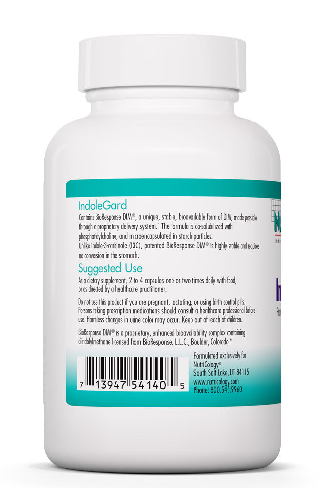 IndoleGard 120 Vegetarian Capsules by Nutricology best price