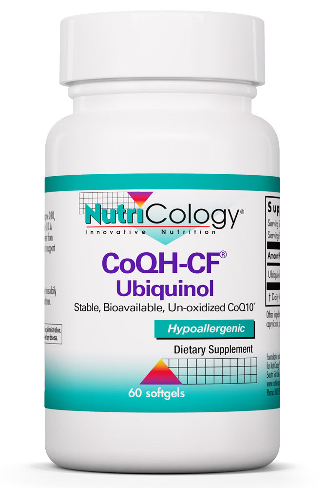 CoQH-CF Ubiquinol 60 Softgels by Nutricology best price