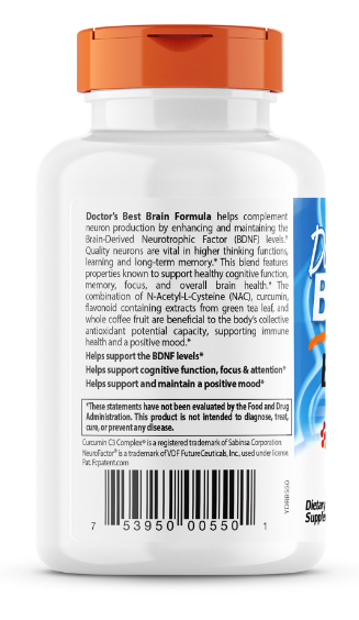 Neurotrophic Brain Formula (BDNF), 1000 mg, 90 Veggie Caps, by Doctor&