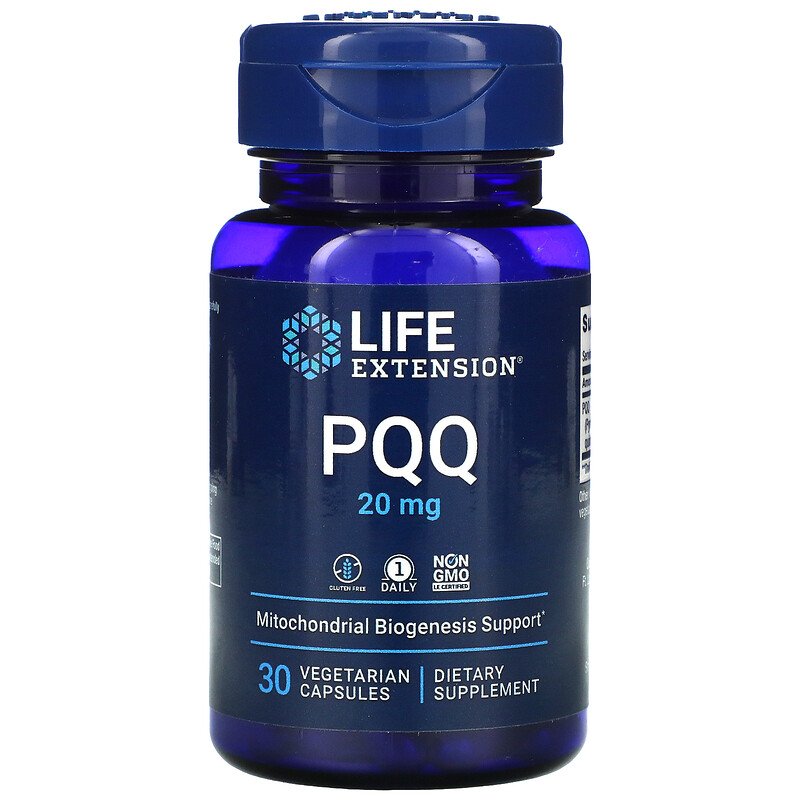 PQQ Caps Pyrroloquinoline Quinone 20 mg 30 Vegetarian Capsules Best Price