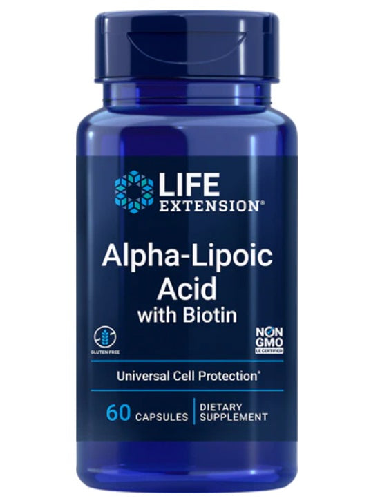 Alpha-Lipoic Acid with Biotin 60 Capsules