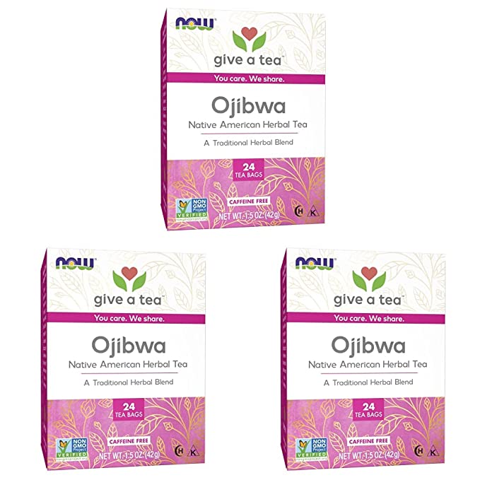 Ojibwa Herbal Cleansing Tea 24 Tea Bags - 3 pack