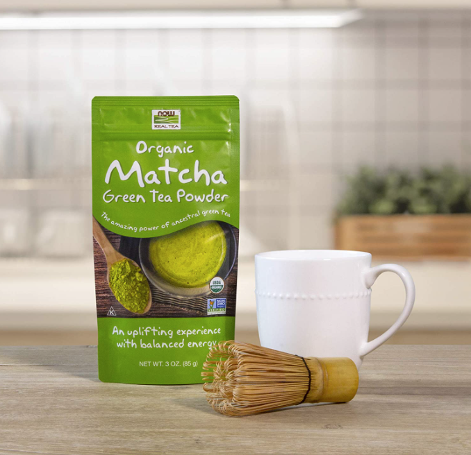 Japanese Organic Matcha Green Tea Powder, 3 oz (85 g), by NOW