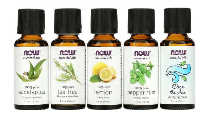 Plant Defense Essential Oils Kit - 5 Bottles by NOW