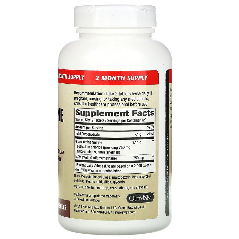 FlexMax Glucosamine with MSM 240 Tablets by Nature&