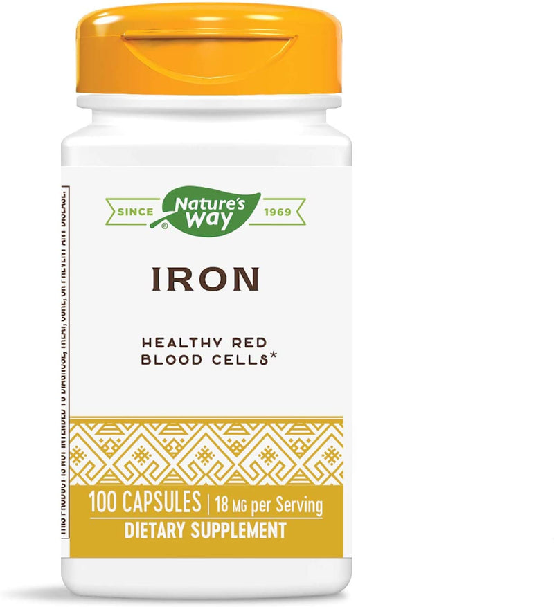 Iron 18 mg 100 Capsules by Nature&