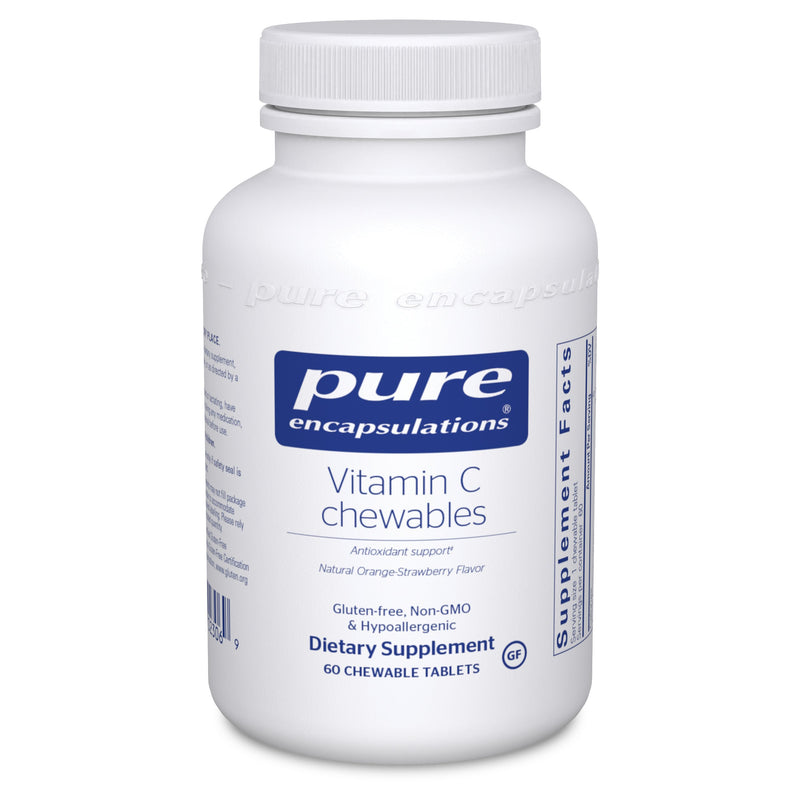 Vitamin C Chewables by Pure Encapsulations - 60 Chewable Tablets