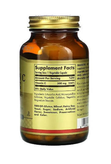 Vitamin C 500 mg 100 Vegetable Capsules