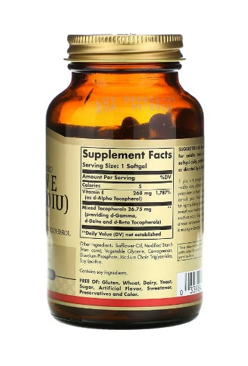 Naturally Sourced Vitamin E 268 mg 400 IU 100 Vegetarian Softgels