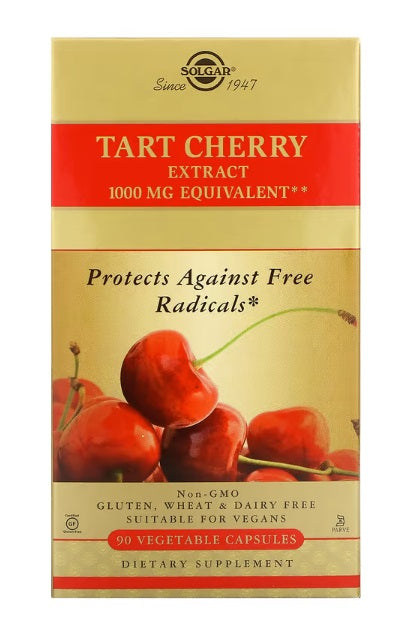 Tart Cherry Extract 1,000 mg 90 Vegetable Capsules