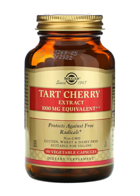 Tart Cherry Extract 1,000 mg 90 Vegetable Capsules