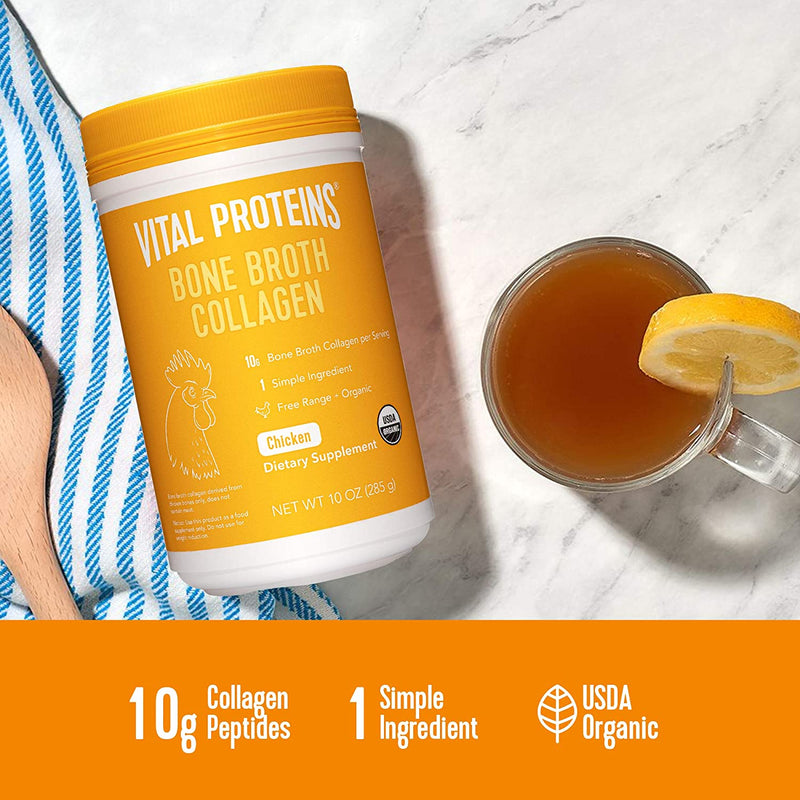 Vital Proteins, Bone Broth Collagen, Chicken, 10 oz (285 g)