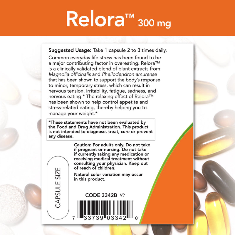 Relora 300 mg 60 Veg Capsules