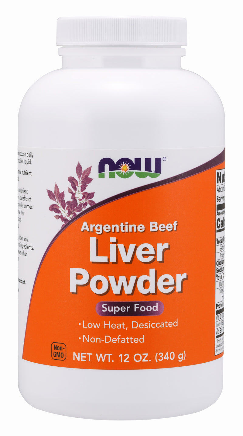 Liver Powder 12 oz (340 g) | By Now Foods - Best Price