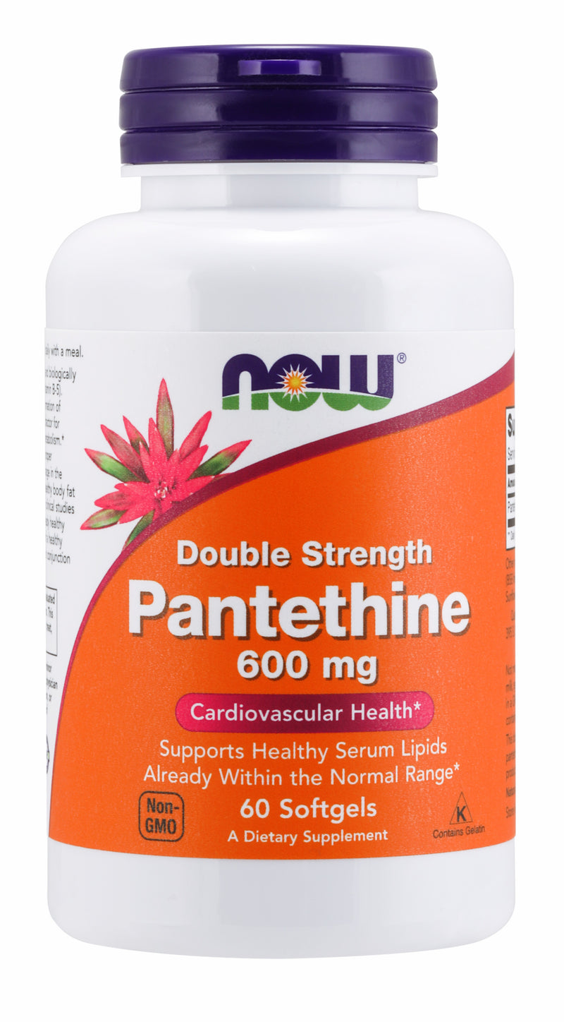 Pantethine Double Strength 600 mg 60 Softgels