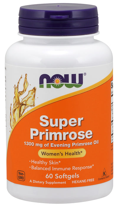 Super Primrose 1300 mg 60 Softgels | By Now Foods - Best Price