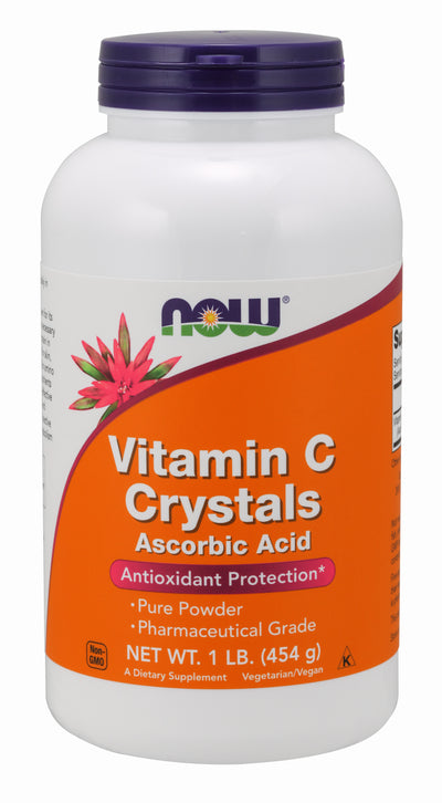 Vitamin C Crystals 8 oz (227 g) | By Now Foods - Best Price