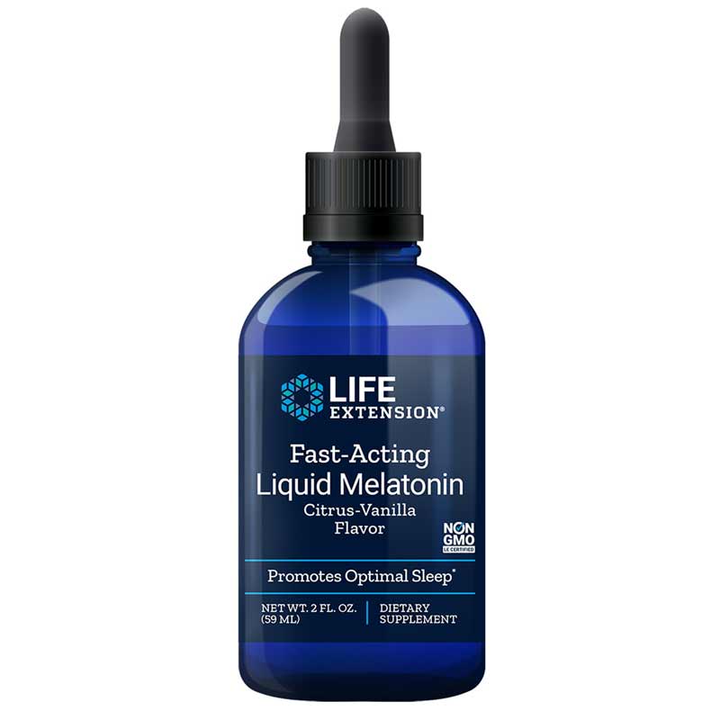 Liquid Melatonin Fast-Acting Citrus-Vanilla Flavor 2 fl oz (59 ml)