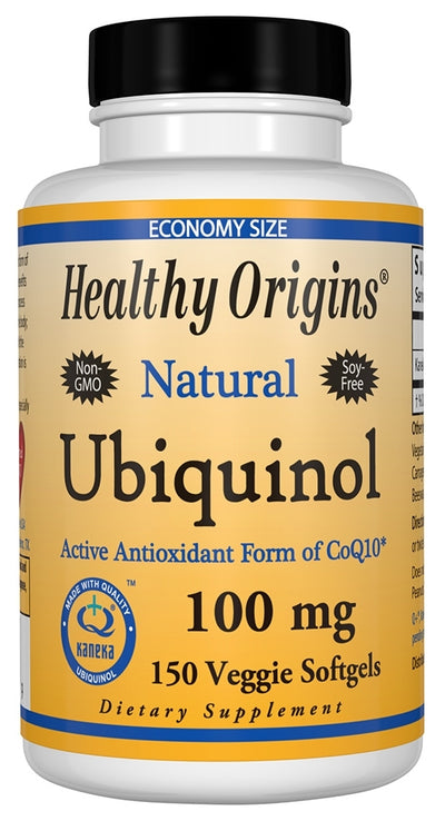 Ubiquinol 100 mg 150 Veggie Softgels