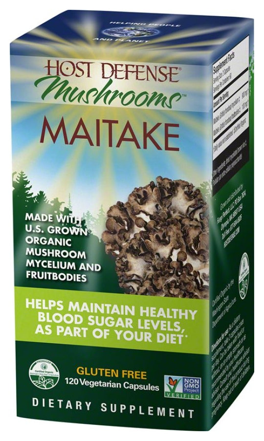 Host Defense Maitake 120 Vegetarian Capsules