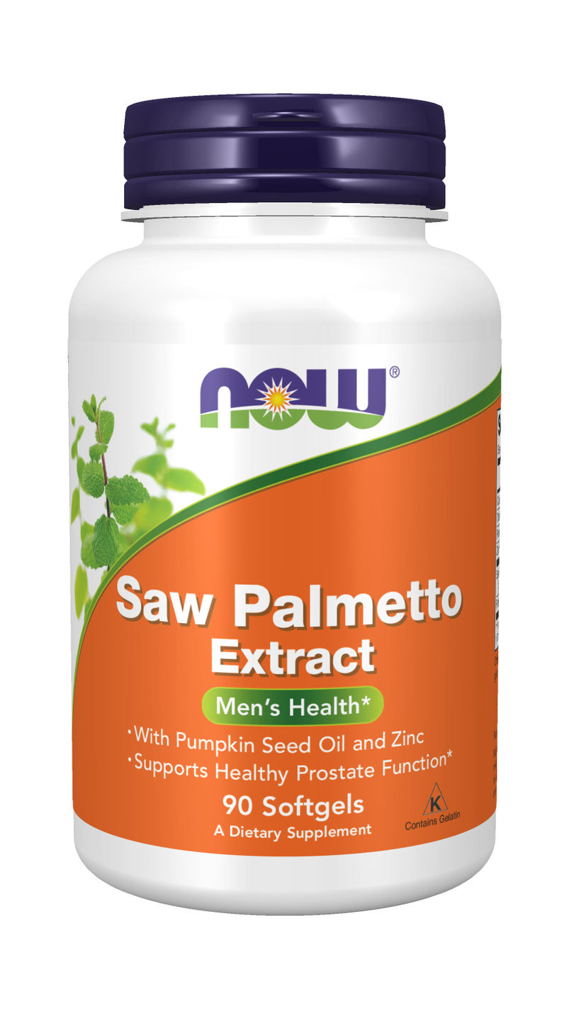 Saw Palmetto Extract with Pumpkin Seed Oil and Zinc 90 Softgels