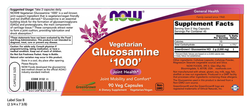 Vegetarian Glucosamine &