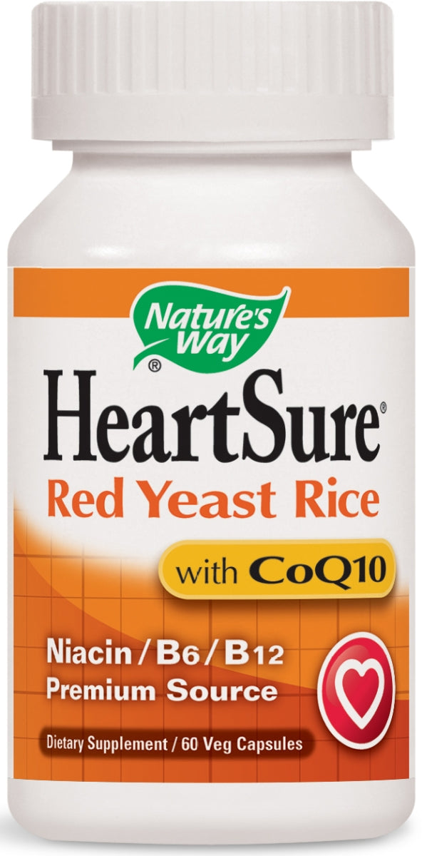 HeartSure Red Yeast Rice with CoQ10 60 Veg Capsules