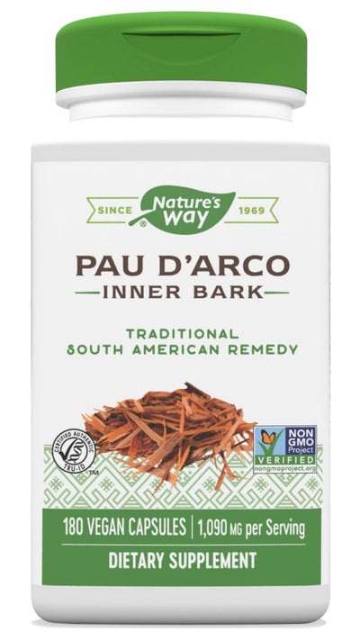 Pau d' Arco Inner Bark 545 mg 180 Vegan Capsules