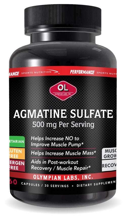 Agmatine Sulfate 500 mg 60 Capsules