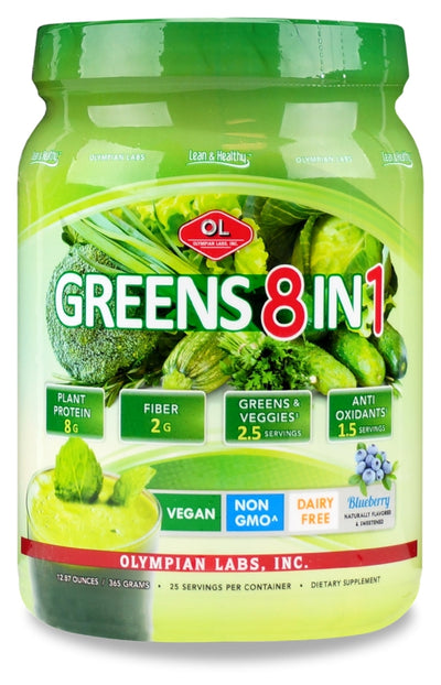 Greens 8 in 1 Blueberry Flavor 12.87 oz (365 g)