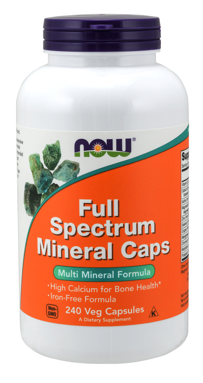 Full Spectrum Mineral Caps 120 Capsules | By Now Foods - Best Price