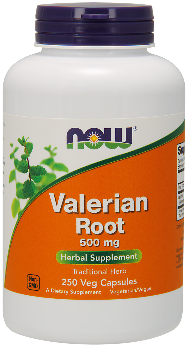 Valerian Root 500 mg 250 Veg Capsules | By Now Foods - Best Price