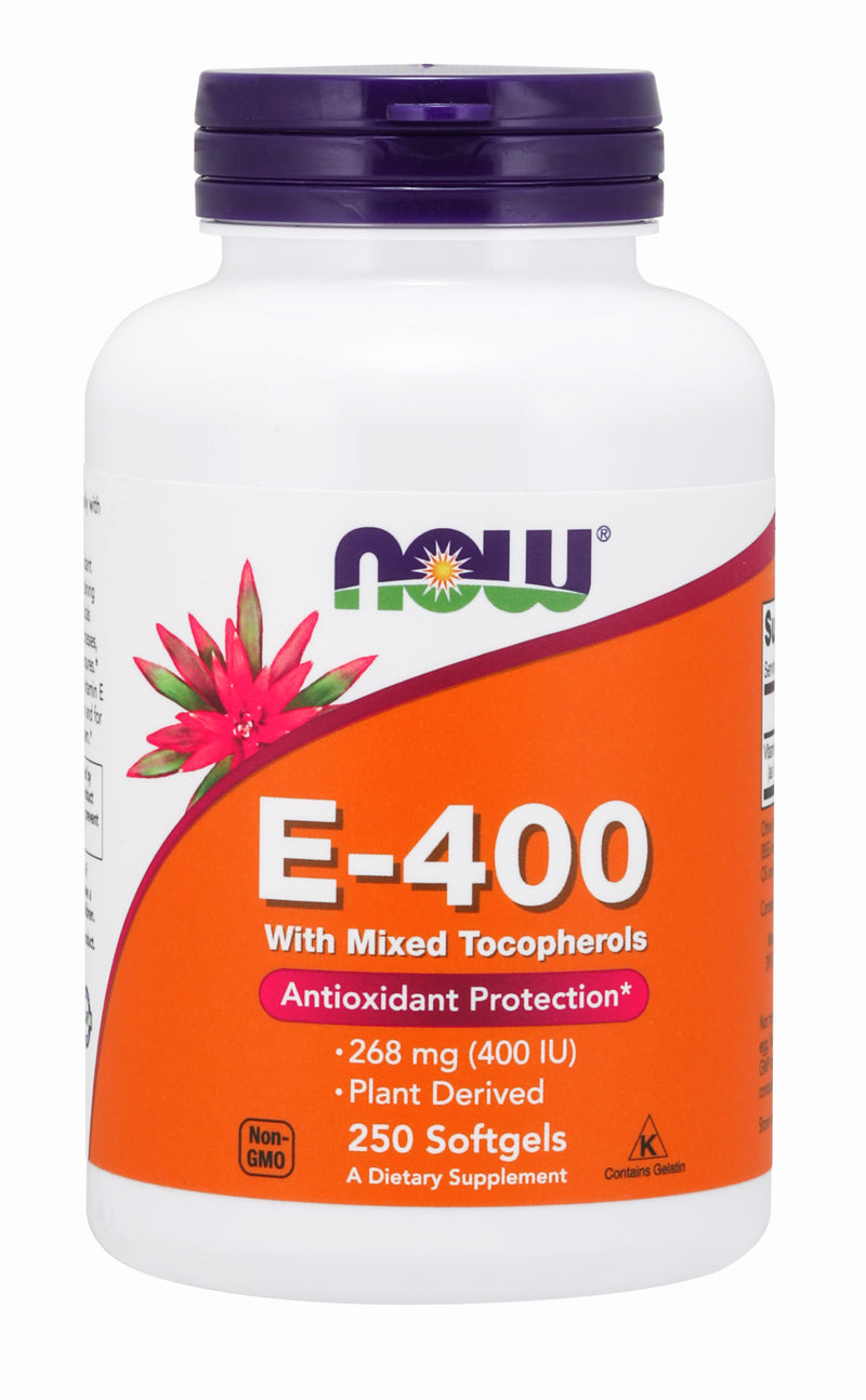 Natural E-400 with Mixed Tocopherols 250 Softgels