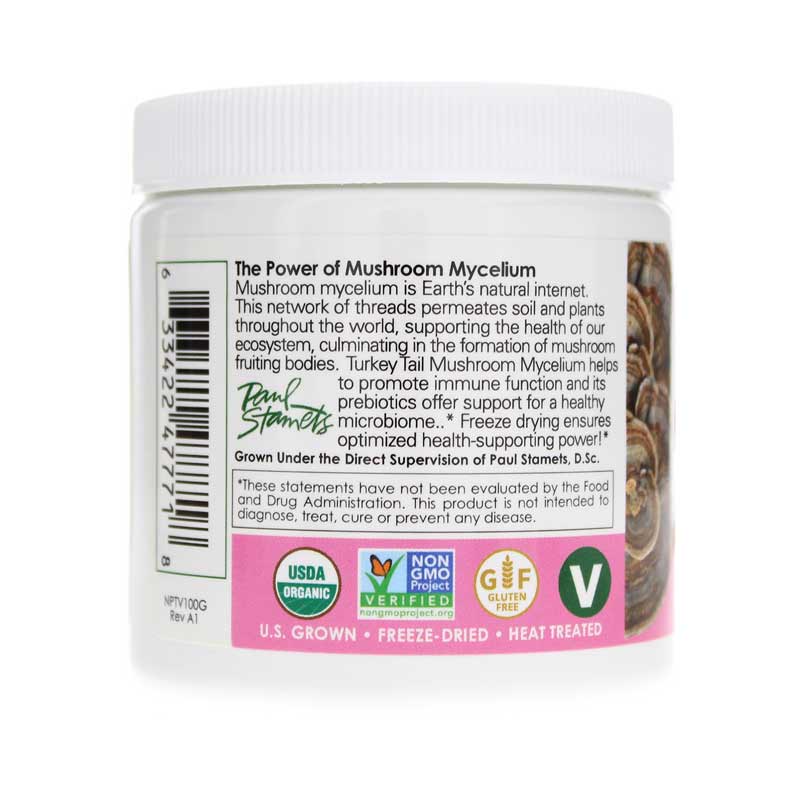 Host Defense Organic Turkey Tail Powder - 3.5 oz (100g)