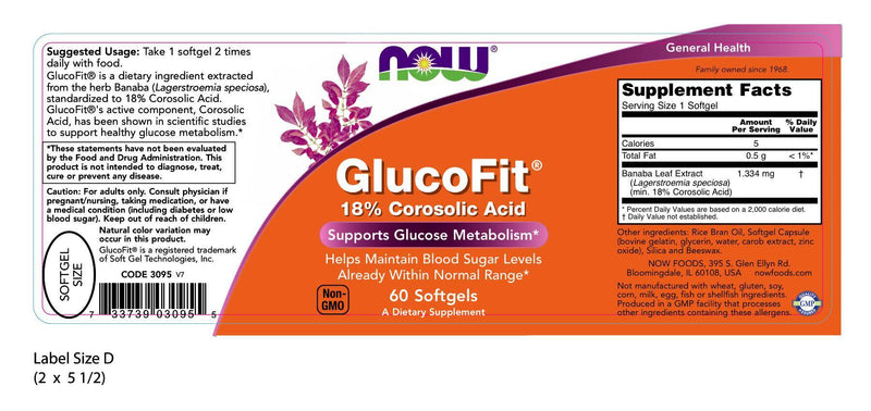 GlucoFit 60 Softgels